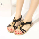 Women Summer Comfort Sandals With Elastic Strap Closure