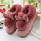 Women's Slippers / Boots With Bunny Pom Pom Detailing
