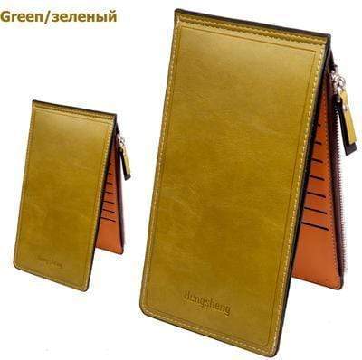 Women Super Slim Design Patent Leather Wallet