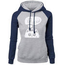 Women Sweet Cat "Meow" Print Fashion Hoodie