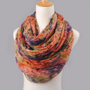 Scarves For Women Swiss Voile Printed Summer Wrap Around Scarf Wrap