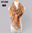 Scarves For Women Swiss Voile Printed Summer Wrap Around Scarf Wrap