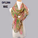 Scarves For Women Swiss Voile Printed Summer Wrap Around Scarf Wrap