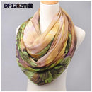 Scarves For Women Swiss Voile Printed Summer Wrap Around Scarf Wrap