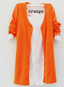 Women Tunic Length Cardigan Sweater