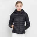 Women Ultra Light Down Filled Puffer Jacket-Black-S-JadeMoghul Inc.