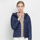Women Ultra Light Down Filled Puffer Jacket-Blue-S-JadeMoghul Inc.