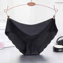 Women Ultra-thin  Seamless Solid Color Panties