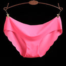 Women Ultra-thin Seamless Solid Color Panties-watermelon red-L-JadeMoghul Inc.