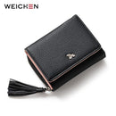 Women Wallet For Coin, Card & Cash-Black-JadeMoghul Inc.