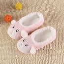 Women Warm Animal Plush House Slippers-Pink-4-JadeMoghul Inc.