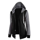 Women Warm Long Sleeve Hoodie-Black-L-JadeMoghul Inc.