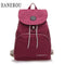 Women Water Proof Travel backpack In Solid Colors