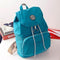 Women Water Proof Travel backpack In Solid Colors-Sea blue-JadeMoghul Inc.