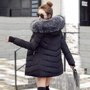 Women Winter Metallic Puffer Jacket