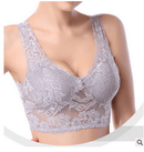 Women Wire Free Padded All Lace Seamless Crop Bra