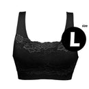 Women Wire Free Padded Seamless Push Up Bra-Black L-JadeMoghul Inc.