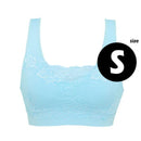 Women Wire Free Padded Seamless Push Up Bra-Blue S-JadeMoghul Inc.