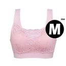 Women Wire Free Padded Seamless Push Up Bra-Pink M-JadeMoghul Inc.