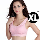 Women Wire Free Padded Seamless Push Up Bra-Pink XL-JadeMoghul Inc.