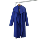 Women Wool Blend Waterfall Casual Long Outerwear