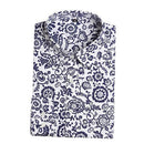 Women's Cotton Long Sleeved Shirt Top With Fun Prints-blue floral-XXL-JadeMoghul Inc.