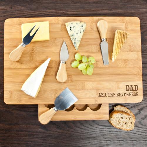 Wooden Gifts & Accessories Cheese Board Ideas The Big Cheese Large Bamboo Cheese Board Treat Gifts