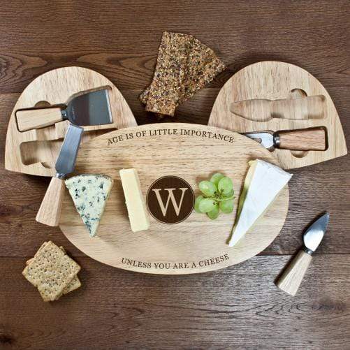 Wooden Gifts & Accessories Cheese Board Ideas The Importance of Age Classic Wooden Cheese Board Set Treat Gifts