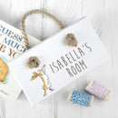 Wooden Gifts & Accessories Personalised Guess How Much I Love Jumping Little Nutbrown Hare Door Sign Treat Gifts
