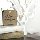 Wooden Gifts & Accessories Personalized Jewelry Just The Way You Are Necklace & Keepsake Treat Gifts