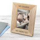 Wordsworth Collection Personalised Oak Photo Frame