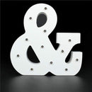 Wooden Letters Alphabet LED Lamp Sign Marquee Light Up Night LED Grow Light Wall Decoration For Bedroom Wedding Ornaments Lights