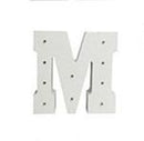 Wooden Letters Alphabet LED Lamp Sign Marquee Light Up Night LED Grow Light Wall Decoration For Bedroom Wedding Ornaments Lights-Letter M-JadeMoghul Inc.