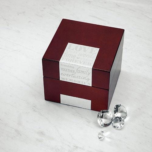 Wooden Memory Note Box (Pack of 1)-Wedding Reception Accessories-JadeMoghul Inc.