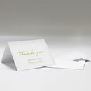 Woodland Pretty Thank You Card With Fold Grass Green (Pack of 1)-Weddingstar-Grass Green-JadeMoghul Inc.
