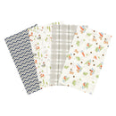 Woodsy Gnomes 4 Pack Flannel Burp Cloth Set-WHIM-B-JadeMoghul Inc.