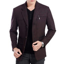 Wool blend Men Blazer / Casual Outwear Slim Fit Coat