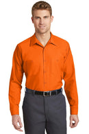 Workwear Red Kap - Long Sleeve Industrial Work Shirt. SP14 Red Kap