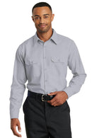 Workwear Red Kap Long Sleeve Solid Ripstop Shirt. SY50 Red Kap