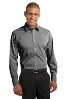 Woven Shirts Port Authority Fine Stripe Stretch Poplin Shirt. S647 Port Authority