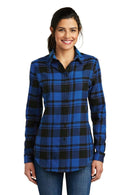 Woven Shirts Port Authority Ladies Plaid Flannel Tunic . LW668 Port Authority