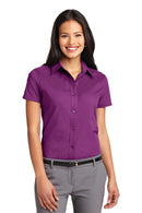 Woven Shirts Port Authority Ladies Short Sleeve Easy Care  Shirt.  L508 Port Authority