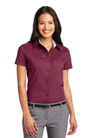 Woven Shirts Port Authority Ladies Short Sleeve Easy Care Shirt. L508 Port Authority