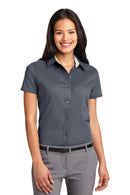 Woven Shirts Port Authority Ladies Short Sleeve Easy Care  Shirt.  L508 Port Authority