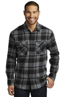 Woven Shirts Port Authority Plaid Flannel Shirt. W668 Port Authority