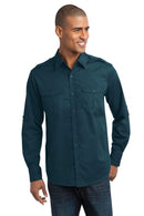 Woven Shirts Port Authority Stain-Release Roll Sleeve Twill Shirt. S649 Port Authority
