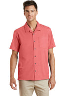 Woven Shirts Port Authority Textured Camp Shirt. S662 Port Authority