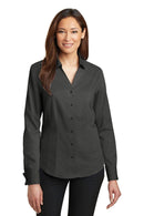 Woven Shirts Red House - Ladies French Cuff Non-Iron Pinpoint Oxford Shirt. RH63 Red House