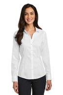 Woven Shirts Red House Ladies Pinpoint Oxford Non-iron Shirt. Rh250 - White - M Red House