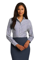Woven Shirts Red House Ladies Tricolor Check Non-Iron Shirt. RH75 Red House